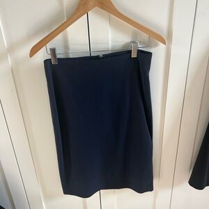 Navy theory pencil skirt to match the jacket